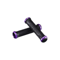 LIV SUPERA DOUBLE LOCK-ON GRIP BLACK/PURPLE