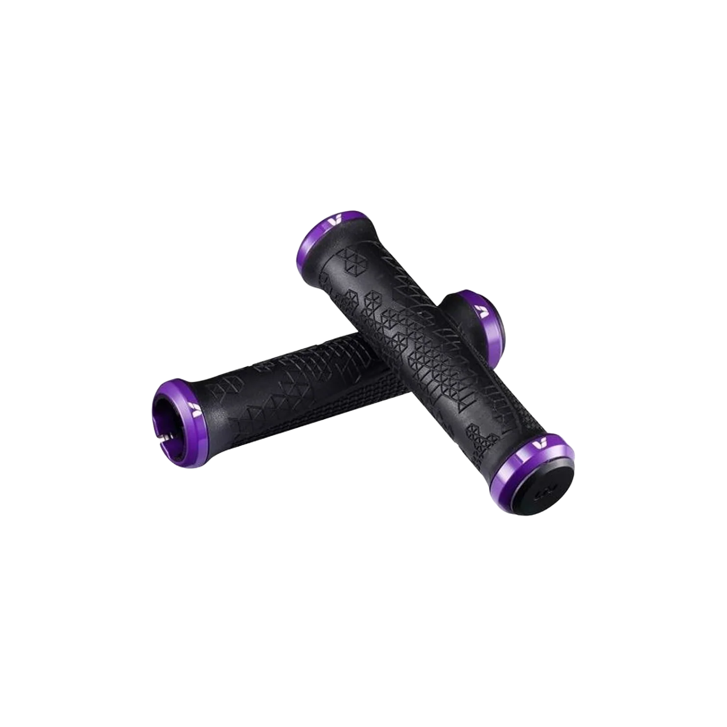 LIV SUPERA DOUBLE LOCK-ON GRIP BLACK/PURPLE