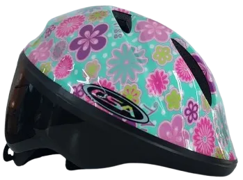 CHILD HELMET 44 - 50cm FLOWERS