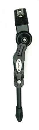 Tour Series Kickstand 24-28 Centre Mount Black Suitable for E-Bike and adjustable