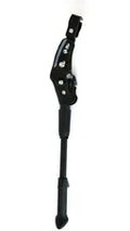 Kickstand 24-28 Adjustable, Seat/Chain Stay Mount, Alloy Black, Disk Brake compatible