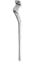 Kickstand 20-27 Centre mount Silver Cut off