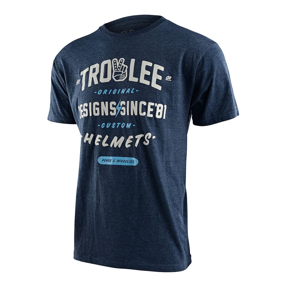 TLD ROLL OUT YTH TEE NAVY HEATHER Y-XLARGE