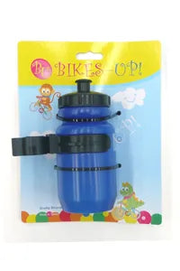 Bikes Up! Mini Blue Water Bottle 400ml with Adjustable Cage