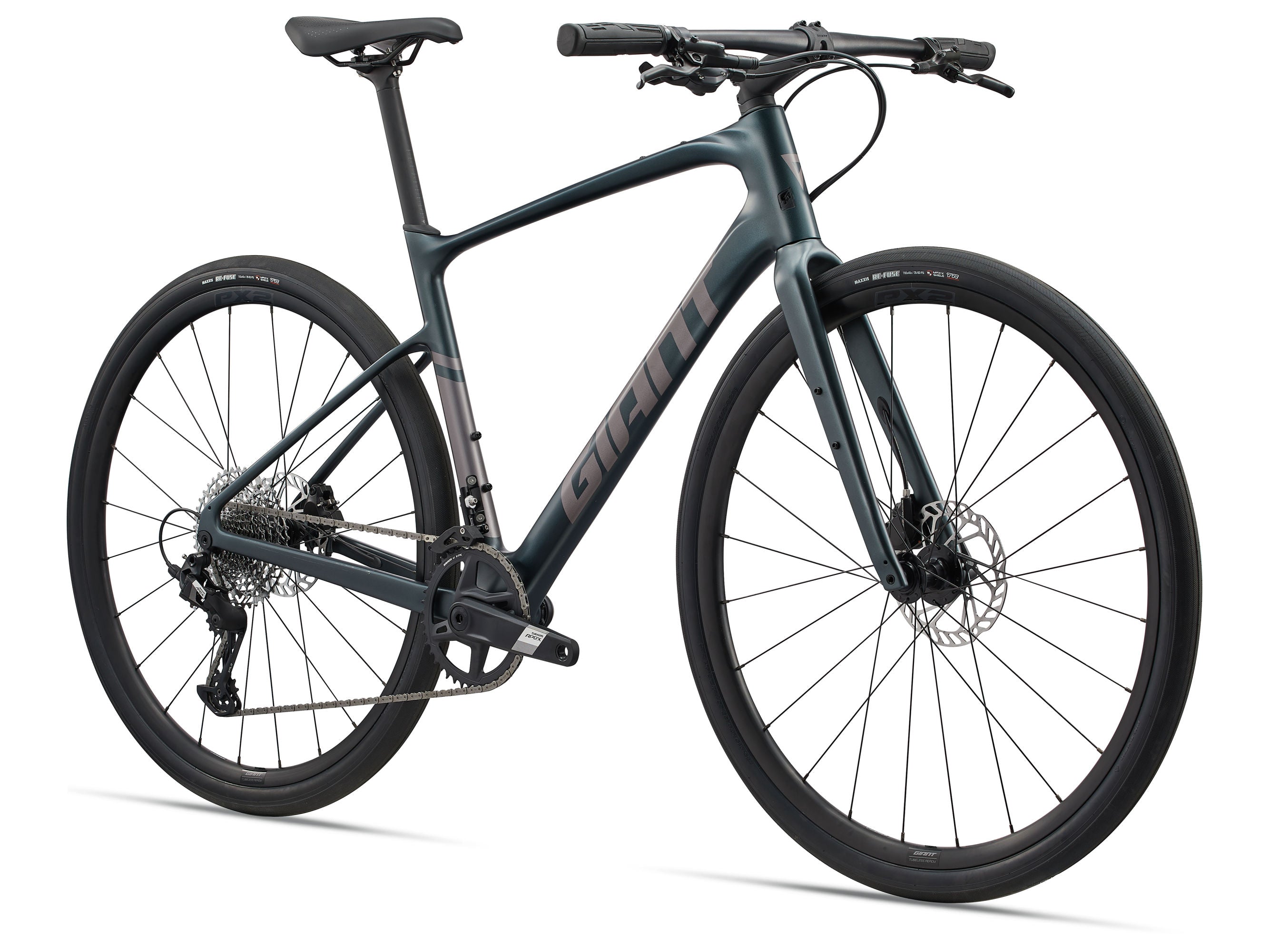 2025 Giant FastRoad AR Advanced 1 - Asphalt Green