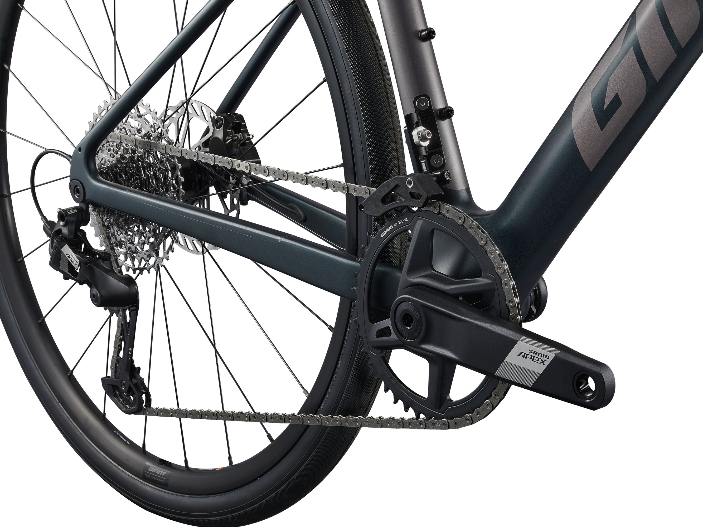 2025 Giant FastRoad AR Advanced 1 - Asphalt Green