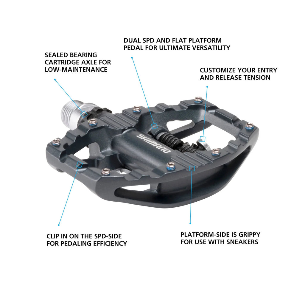 SHIMANO PD-EH500 SPD PEDALS EXPLORER FLAT SIS