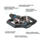 SHIMANO ME700 PEDALS