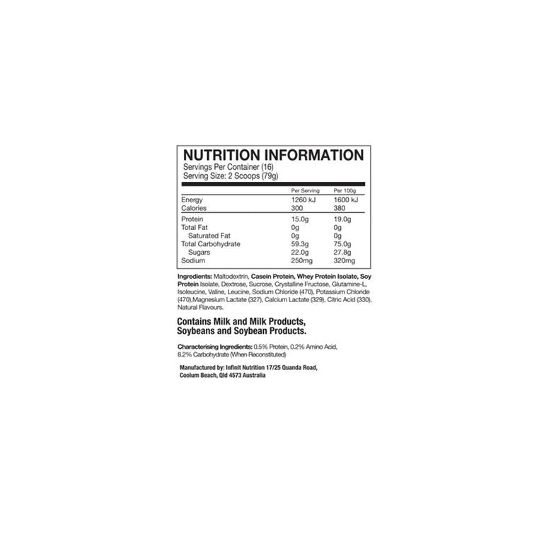 INFINIT NUTRITION REPAIR VANILLA