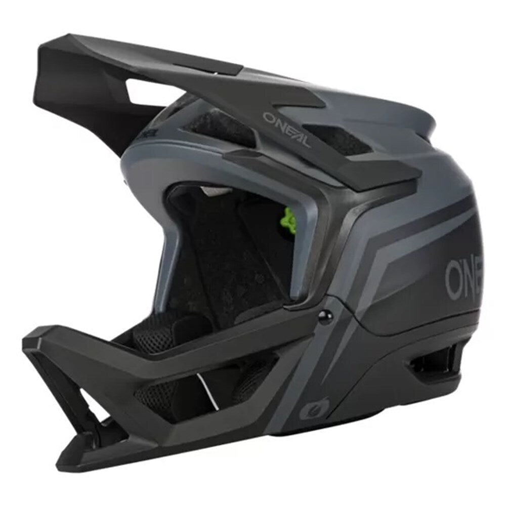 O'NEAL TRANSITION FULL FACE HELMET FLASH GRY/BLK SIZE LARGE