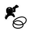 RIDE66 BICYCLE BELL MINI BLACK