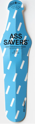 Ass Saver Regular Saddle Mounted Mudguard Blue Rain