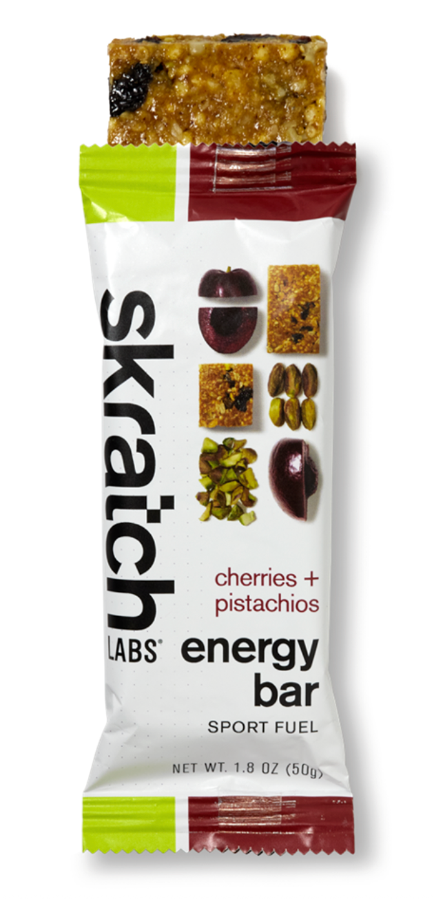 Skratch Labs Energy Bar Sport Fuel 50g Cherries & Pistachios single