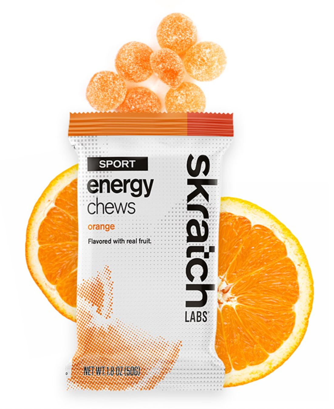 Skratch Labs Energy Chews, Orange, single