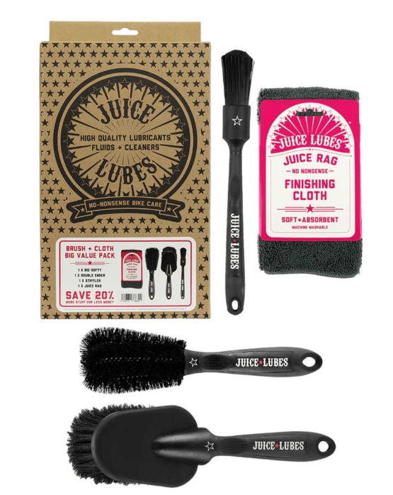 Juice Lubes Brush & Cloth Kit