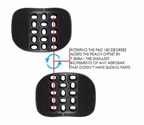 PROFILE DESIGN Ergo Injected Armrest Kit