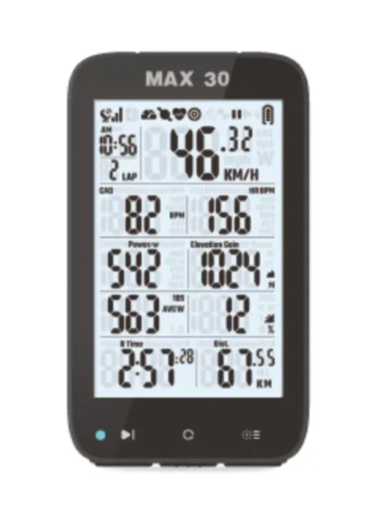 Shanren Max 30 GPS Bicycle Computer 3" Screen