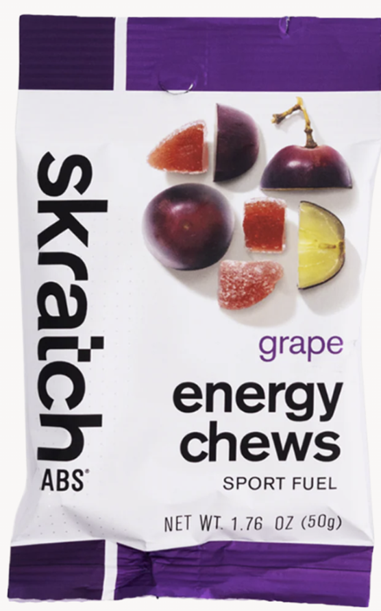 Skratch Labs Energy Chews Sport Fuel - Grape single
