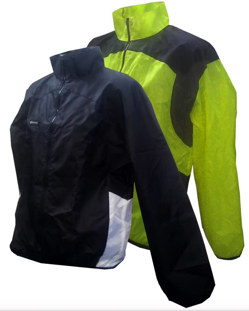 Chaptah Cycling Spray Jacket Fluro Yellow