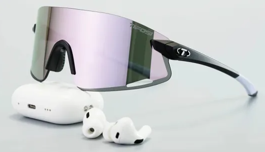 Tifosi Eyewear Vogel XC Smoke Tint with Light Purple Mirror