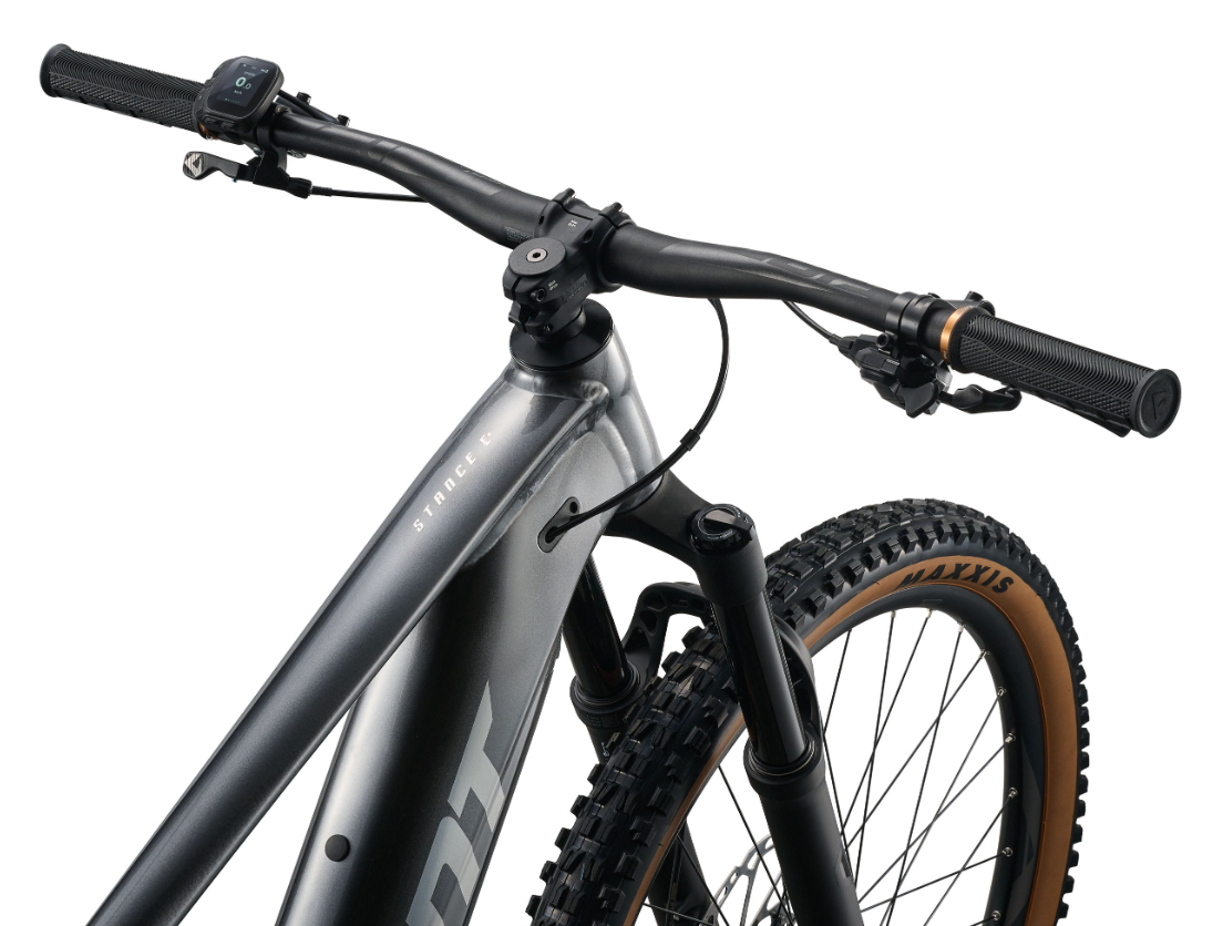 2027 Giant Stance E+ 1 25km/h - Charcoal/Black