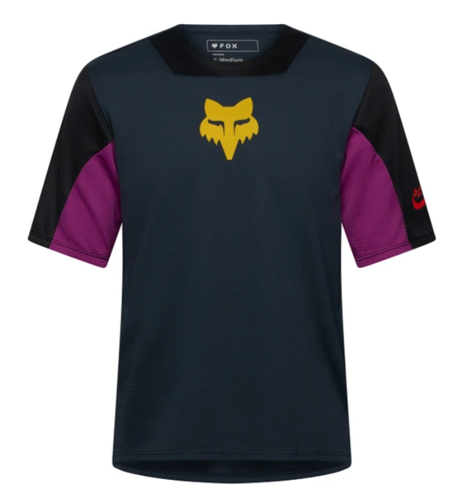 Fox Youth Defend SS Jersey Creation Galaxy Blue XL