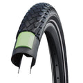 SCHWALBE MARATHON 700 x 35C 937-622) GREEN GUARD REFLECTIVE SIDEWALL E-25