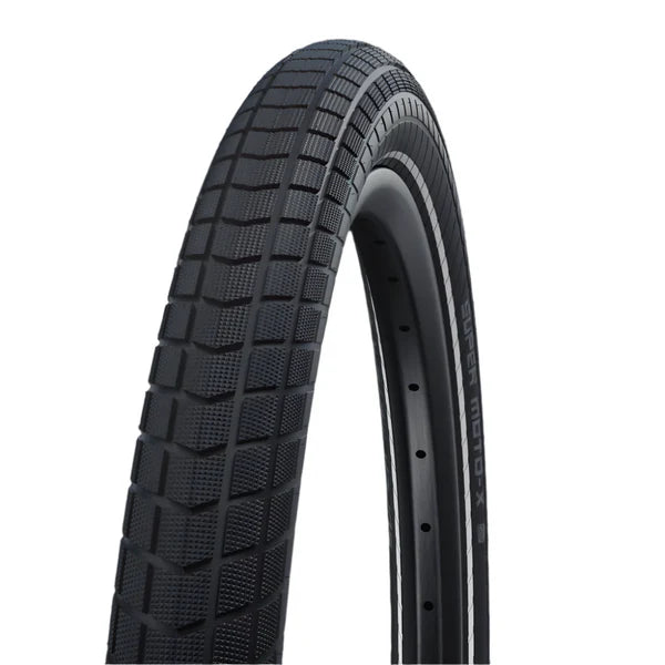 Schwalbe Super Moto X 27.5x2.40" Double Defense GreenGuard Addix Performance Reflective wall E-50