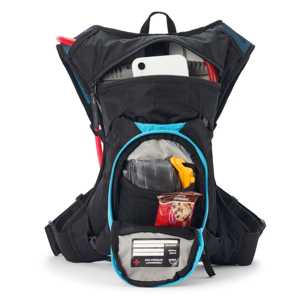 USWE HYDRO 3L MTB HYDATION PACK BLK/HORIZON  BLUE