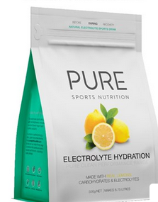 PURE ELECTROLYTE HYDRATION (18) 500g LEMON (WADA batch tested)