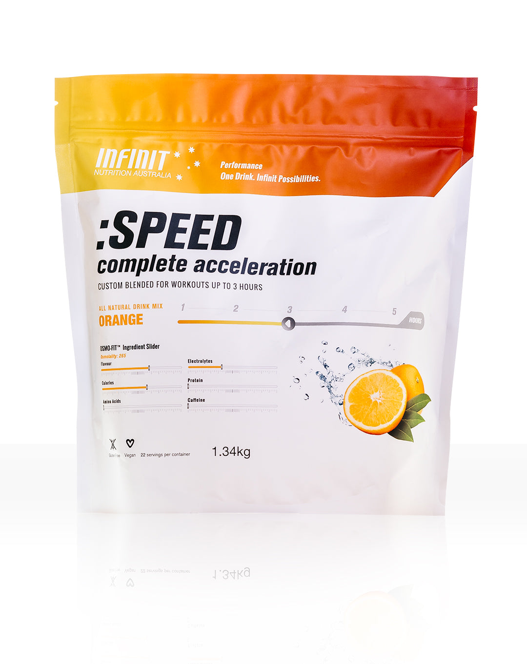 INFINIT NUTRITION SPEED ORANGE BAG 1.33KG