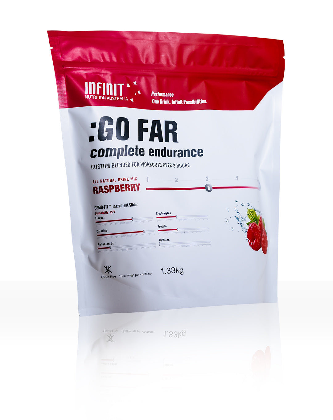 INFINIT NUTRITION GOFAR BAG RASPBERRY FLAVOUR