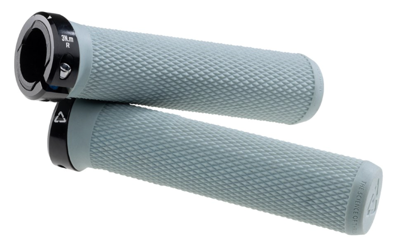 Leatt MTB Grips 6.0 Diamond Thick 33mm Granite