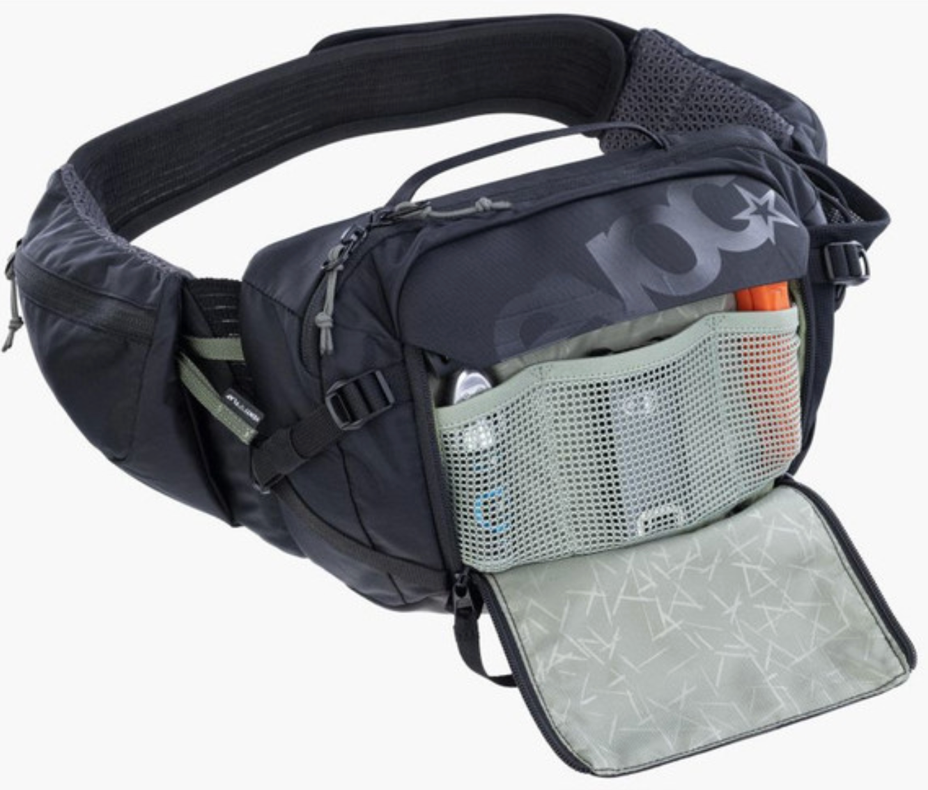 EVOC HIP PACK 3L + 1.5L BLADDER BLACK