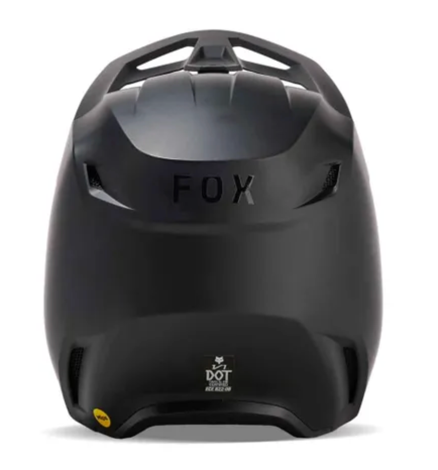 FOX YOUTH V1 HELMET - MATTE BLACK M