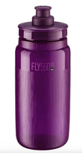 Elite Fly Tex Water Bottle 550ml Purple Clear