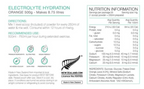 PURE ELECTROLYTE HYDRATION 500g ORANGE