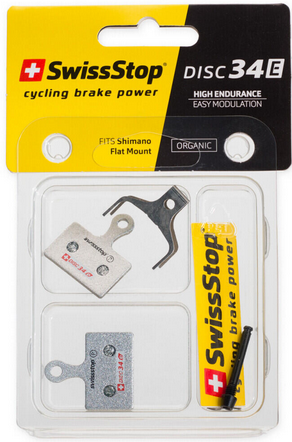 SWISSSTOP BRAKE PAD 34E SHIMANO FLAT MOUNT ORGANIC