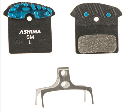 Ashima Disc Pad AD106 STR M985 Semi-metal compound, finned